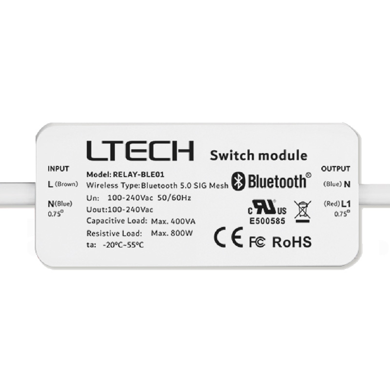 RELAY-BLE01 Bluetooth Smart Light Switch Module For AC High Voltage RELAY-BLE01 Bluetooth Smart Light Switch Module For AC High Voltage